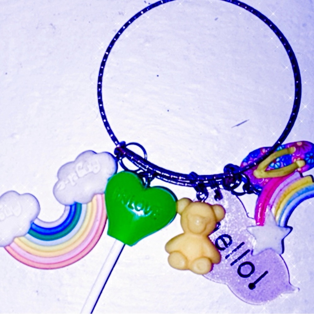 Apparel Candy Green and Yellow Jewelry Charm